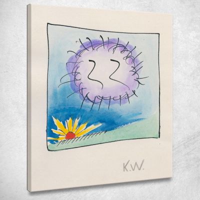 From My Life 50 Leaves I Karl Wiener kwn38 canvas print 