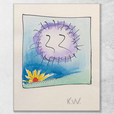 From My Life 50 Leaves I Karl Wiener kwn38 canvas print 