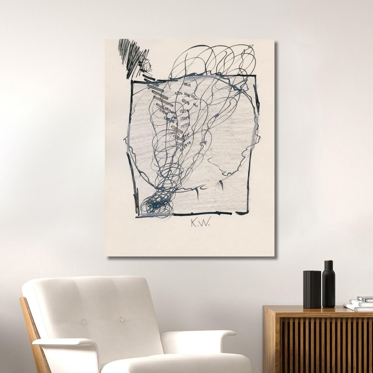 From My Life 50 Leaves Xv Karl Wiener kwn53 canvas print 