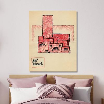 Bau Karl Wiener kwn66 canvas print 