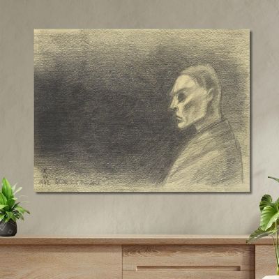 A Look Into The Darkness Karl Wiener kwn76 canvas print 