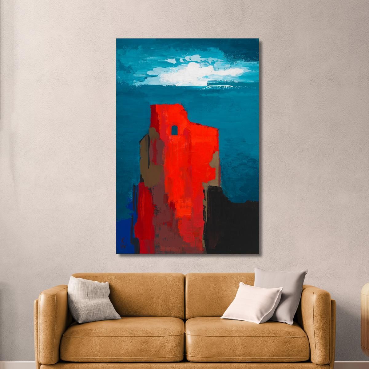 Castle Ruins Karl Wiener kwn84 canvas print 