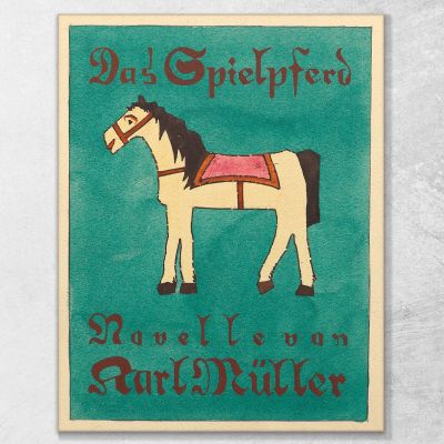 The Play Horse Novella By Karl Müller Karl Wiener kwn97 canvas print 