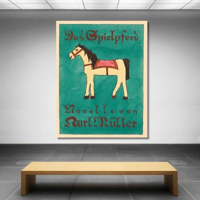 The Play Horse Novella By Karl Müller Karl Wiener kwn97 canvas print 