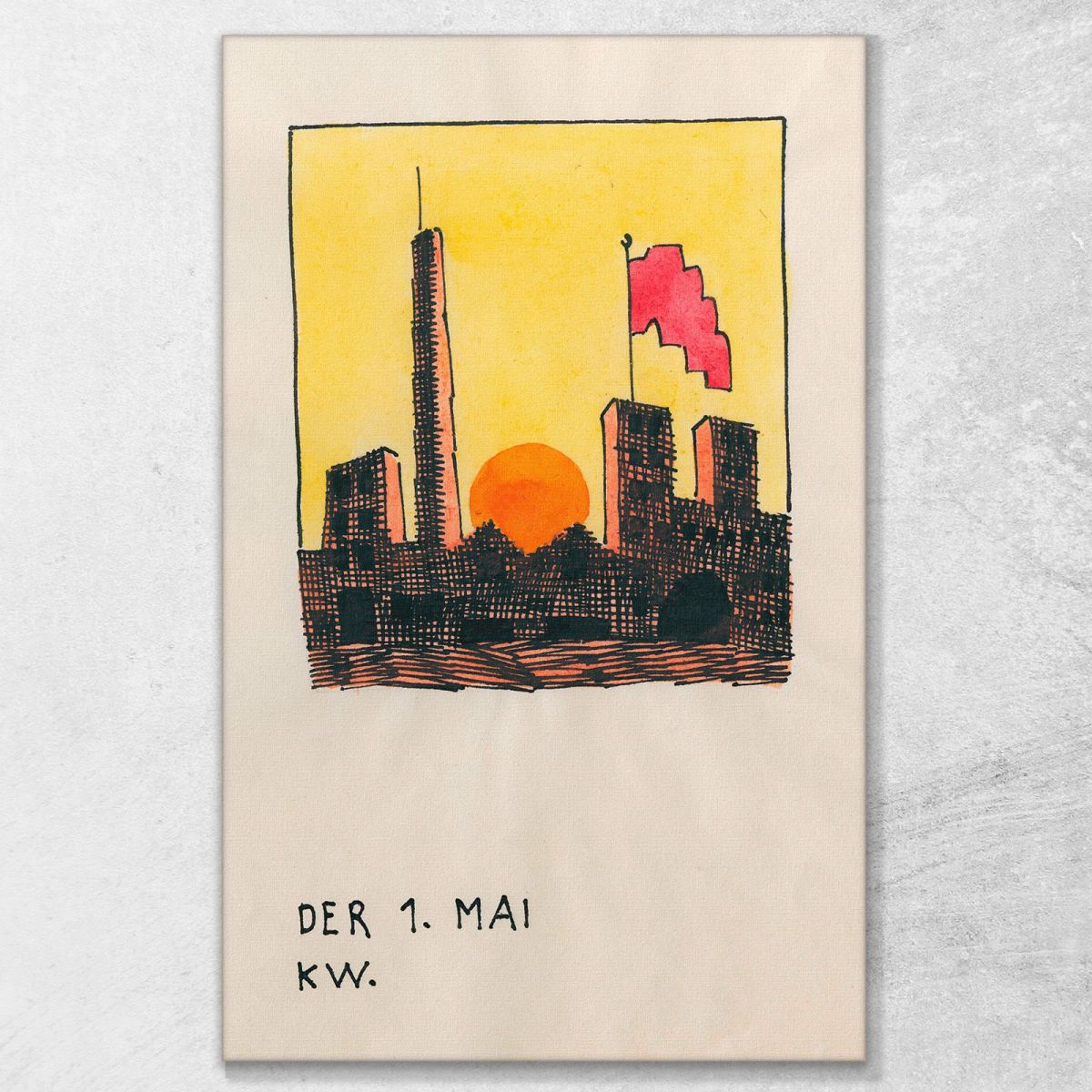 The 1St Of May Karl Wiener kwn109 canvas print 