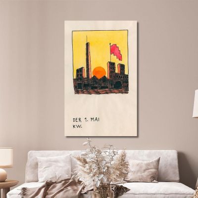 The 1St Of May Karl Wiener kwn109 canvas print 