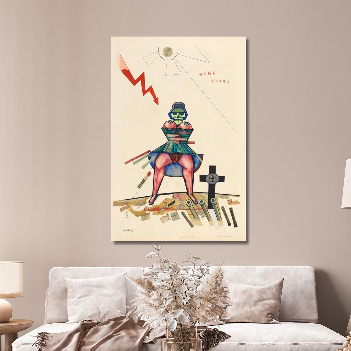 The Juggernaut Karl Wiener kwn121 canvas print 