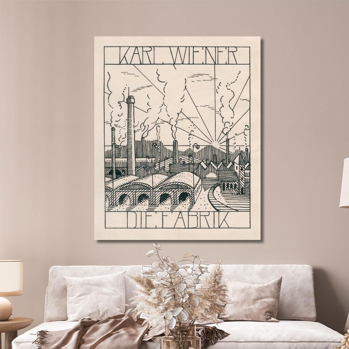 The Factory Karl Wiener kwn143 canvas print 