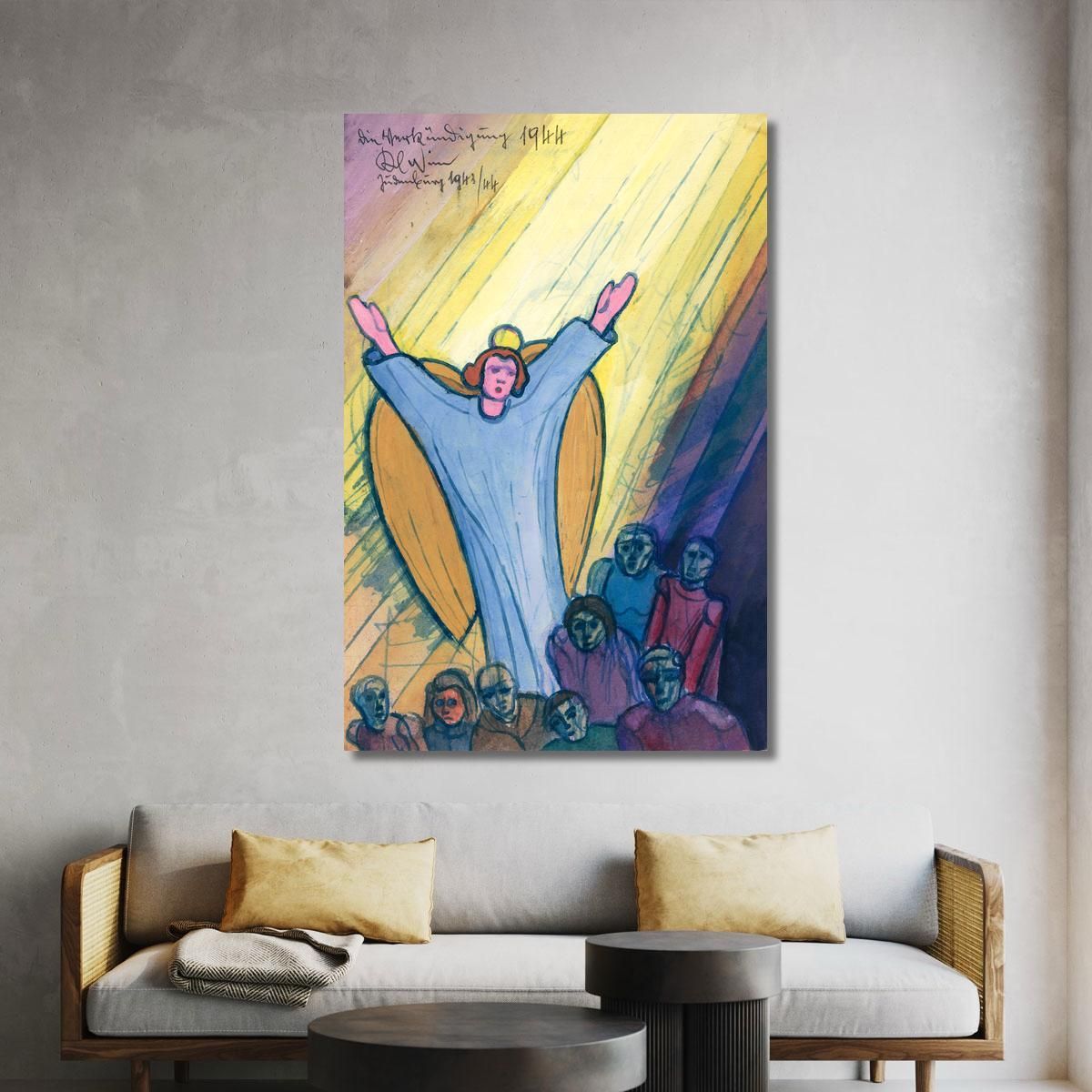 The Annunciation Karl Wiener kwn150 canvas print 