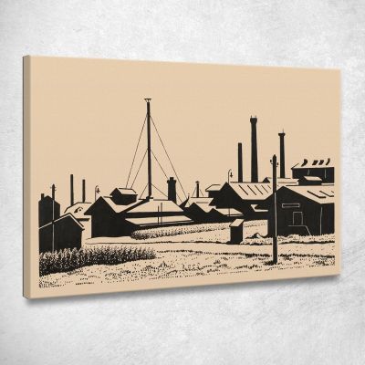 Factory Facilities Karl Wiener kwn173 canvas print 