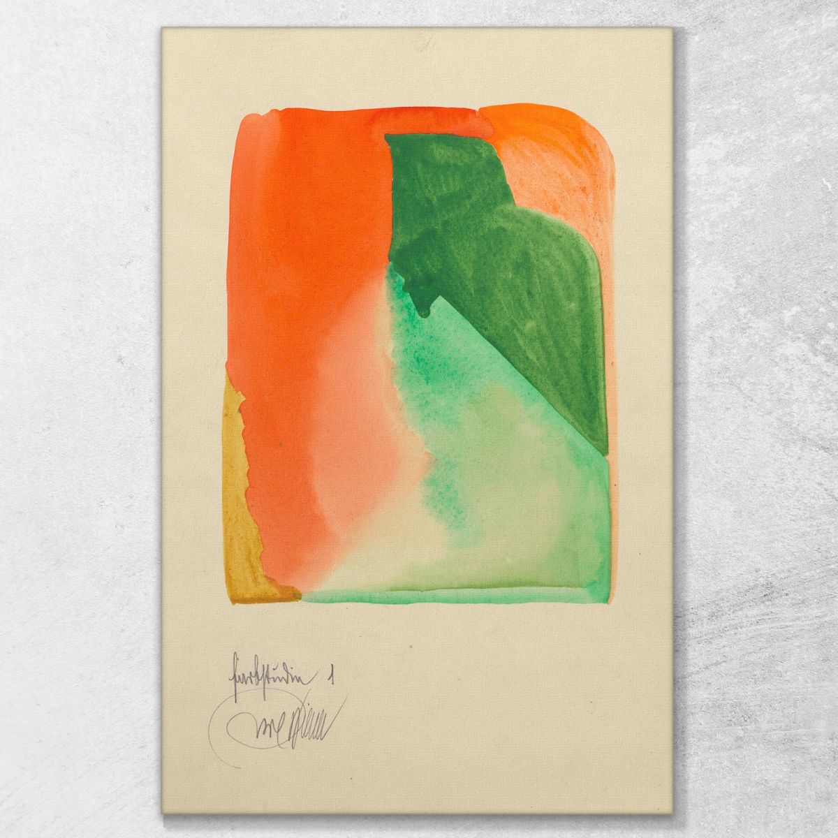 Colour Studies 10 Sheets I Karl Wiener kwn176 canvas print 