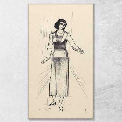 Female Figure Karl Wiener kwn194 canvas print 