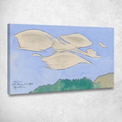 Foehn Clouds Karl Wiener kwn206 canvas print 