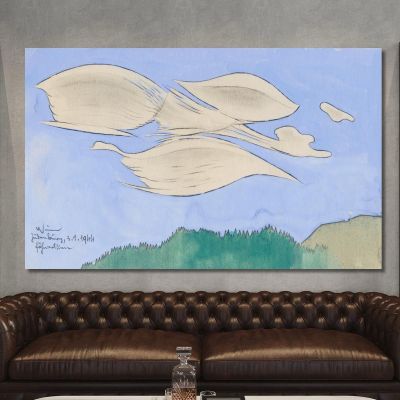 Foehn Clouds Karl Wiener kwn206 canvas print 