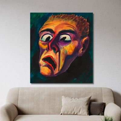 Face Karl Wiener kwn212 canvas print 