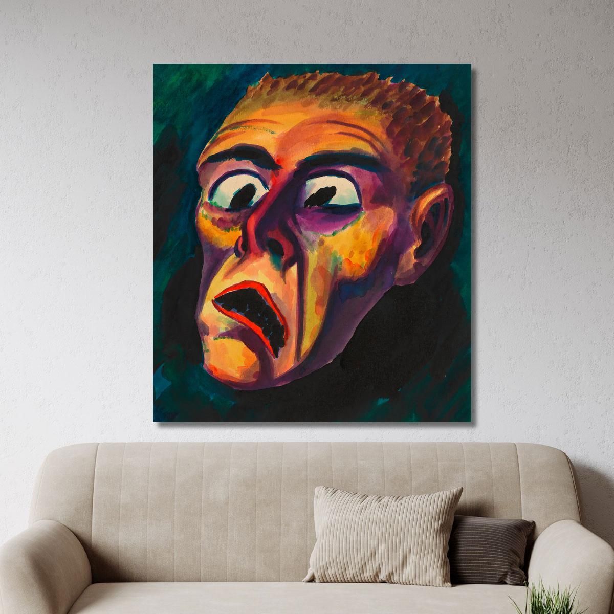 Face Karl Wiener kwn212 canvas print 