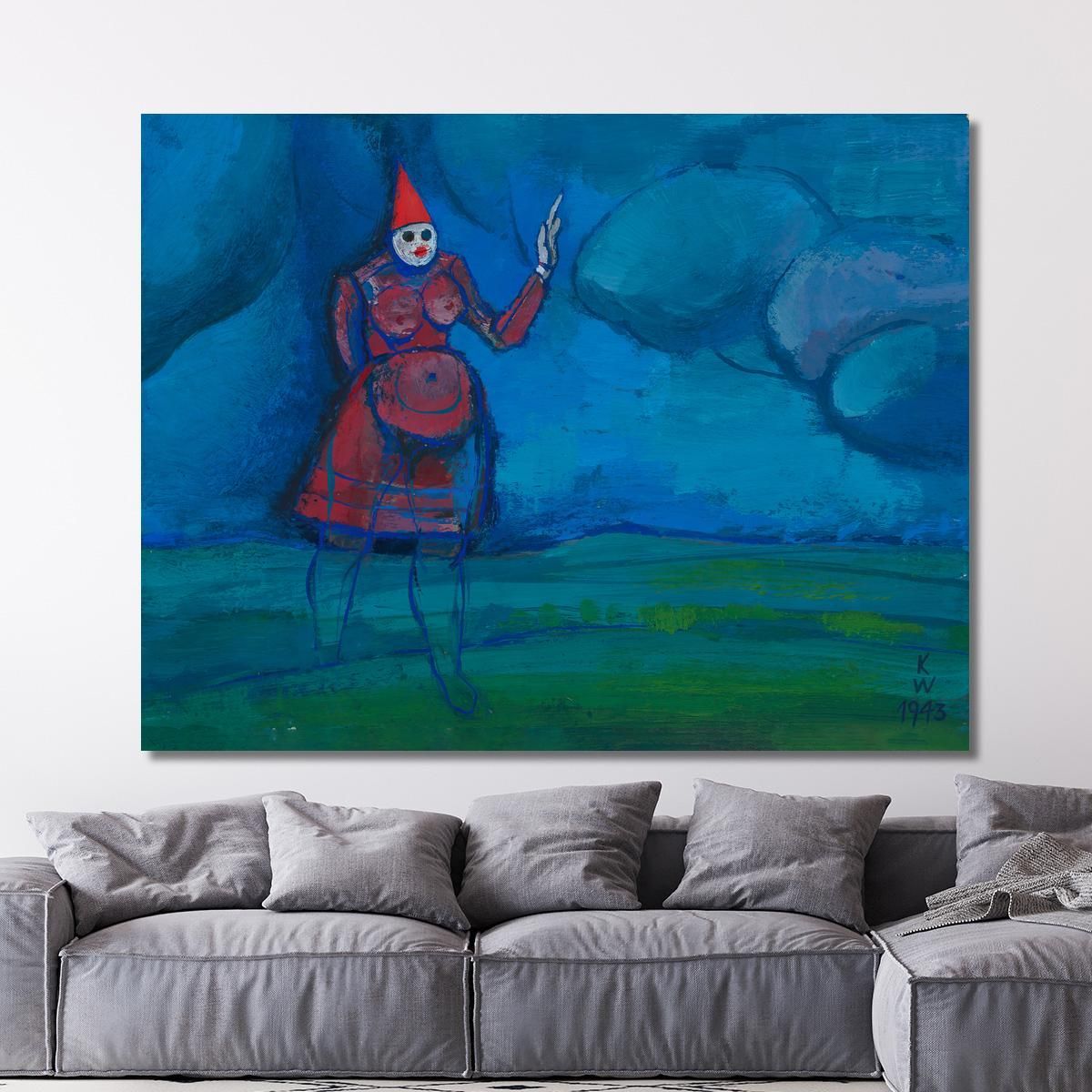 Spook Karl Wiener kwn213 canvas print 