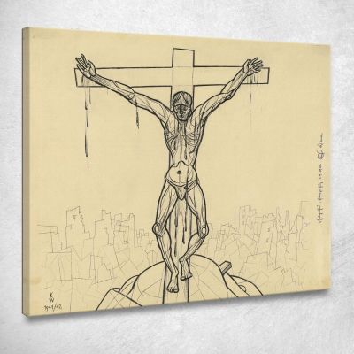 Golgotha ​​2 Karl Wiener kwn221 canvas print 