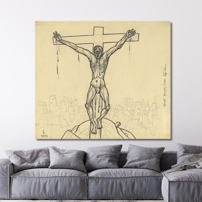 Golgotha ​​2 Karl Wiener kwn221 canvas print 