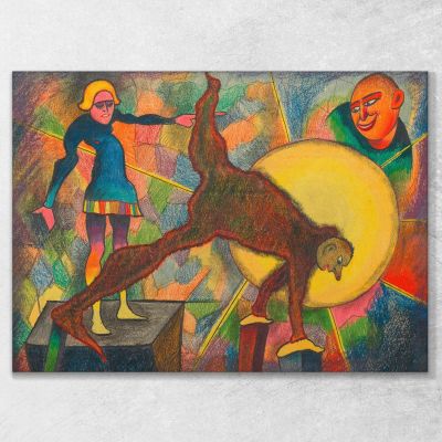 Grotesque Karl Wiener kwn224 canvas print 