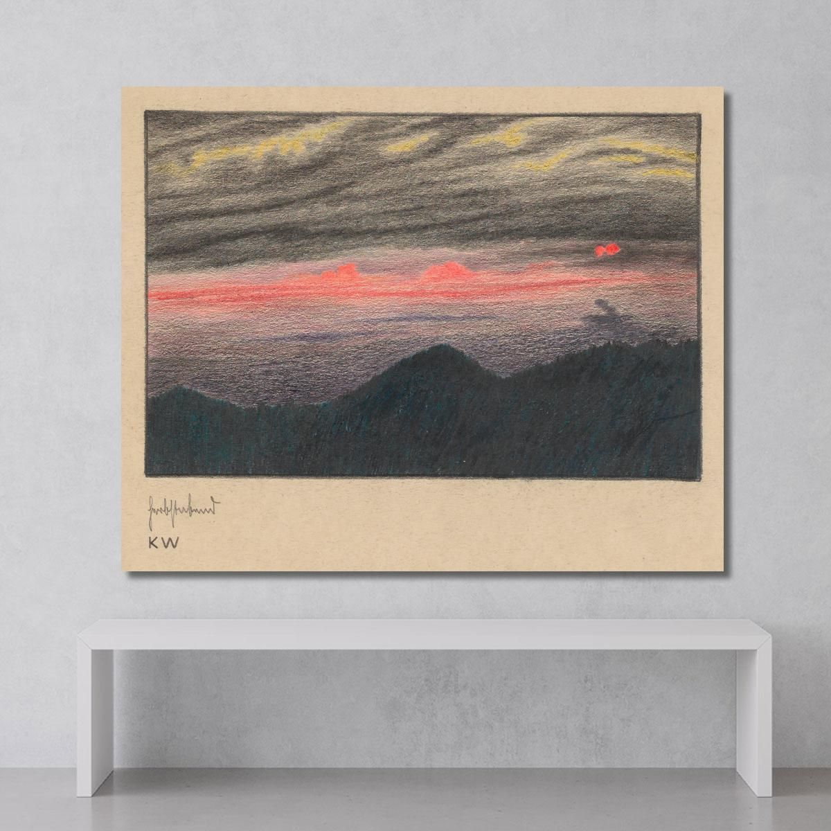 Autumn Evening Ii Karl Wiener kwn233 canvas print 