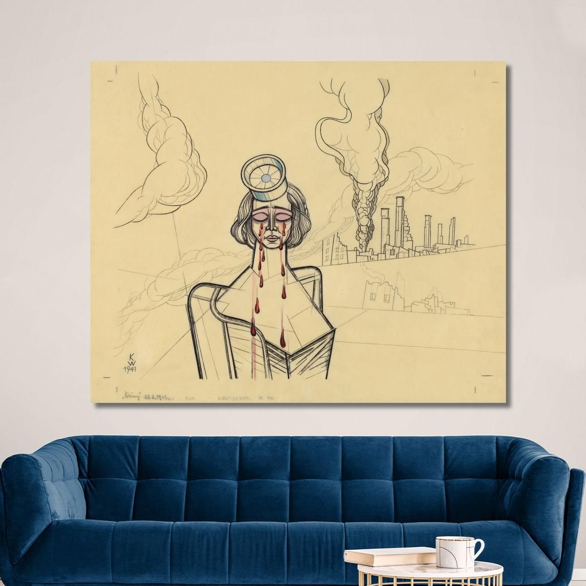 Krieg 2 Karl Wiener kwn291 canvas print 