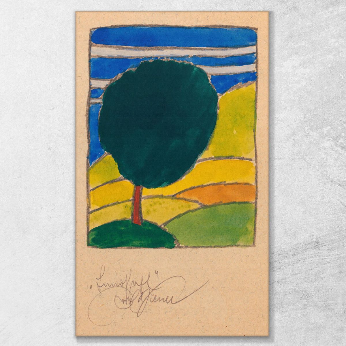 Landscape 3 Karl Wiener kwn303 canvas print 