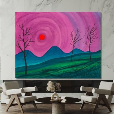 Landscape 4 Karl Wiener kwn304 canvas print 