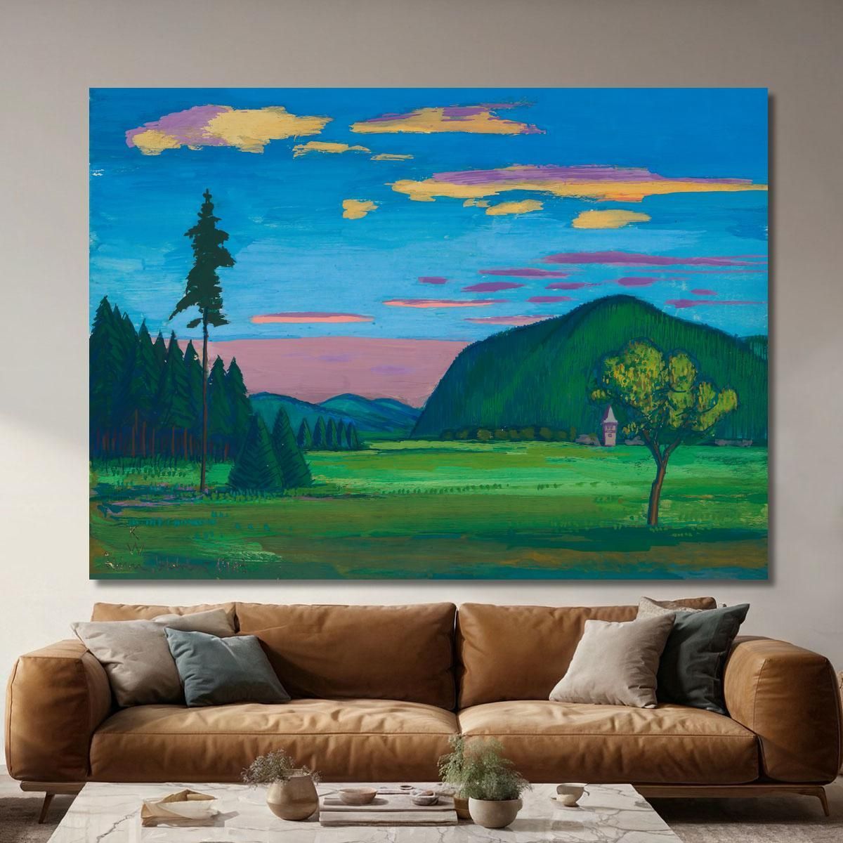 Landscape Iii Karl Wiener kwn306 canvas print 