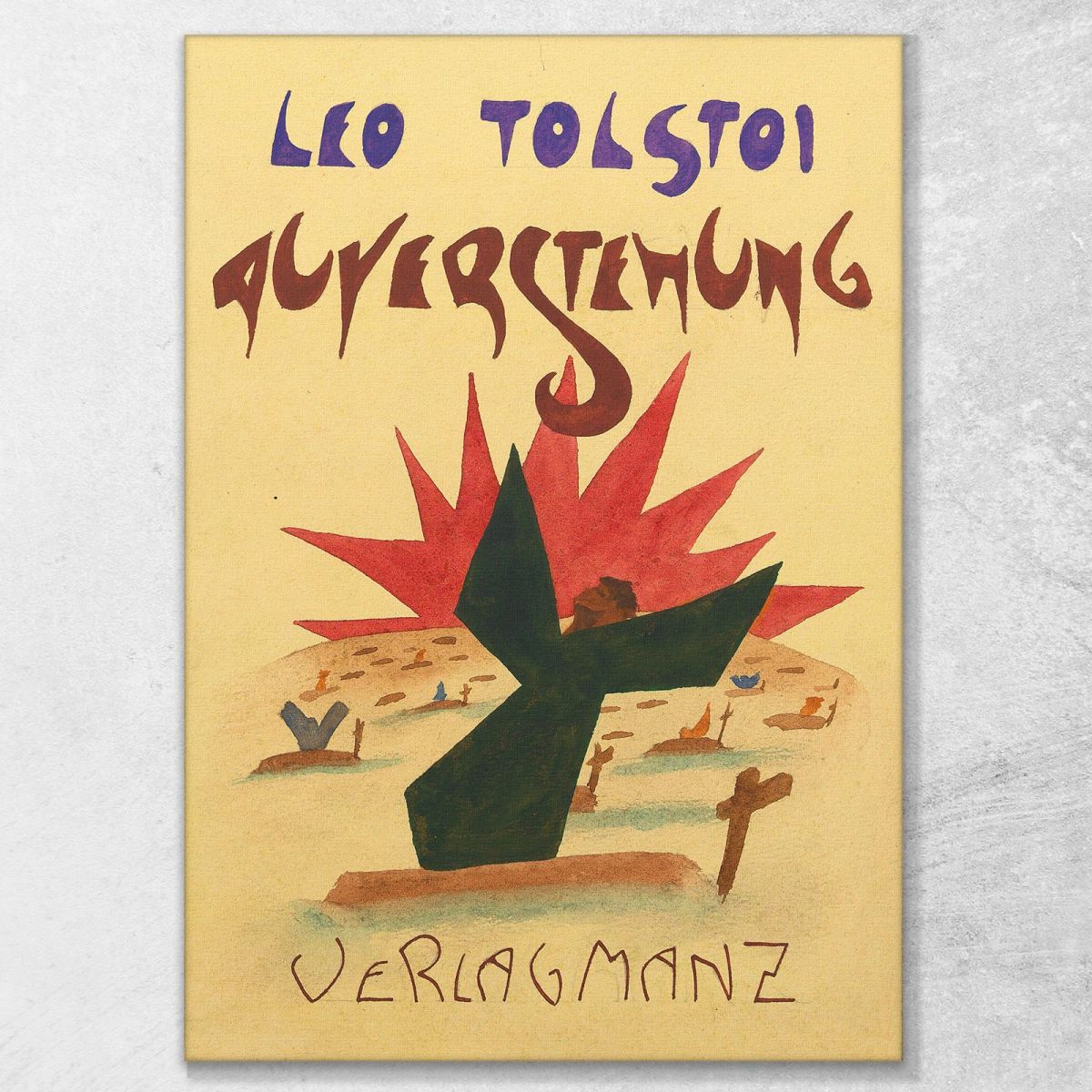 Leo Tolstoy Resurrection Publisher Manz Karl Wiener kwn317 canvas print 