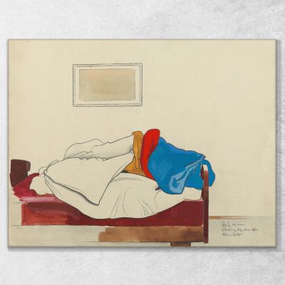 My Bed Karl Wiener kwn333 canvas print 