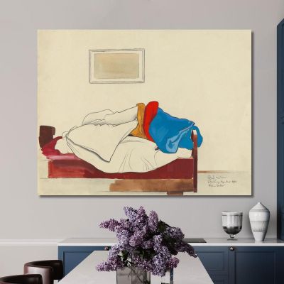 My Bed Karl Wiener kwn333 canvas print 