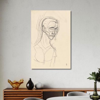 Melancholie I Karl Wiener kwn335 canvas print 