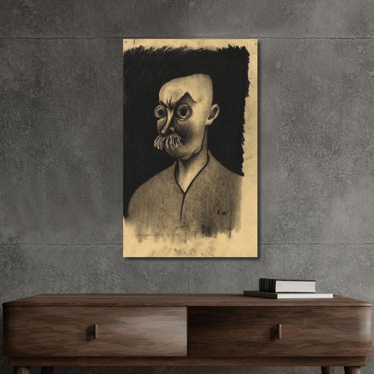 Melancholic Bourgeois Karl Wiener kwn338 canvas print 