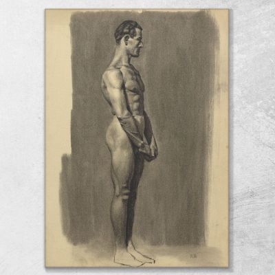 Male Nude Iv Karl Wiener kwn352 canvas print 