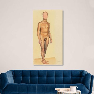 Male Nude Vi Karl Wiener kwn353 canvas print 