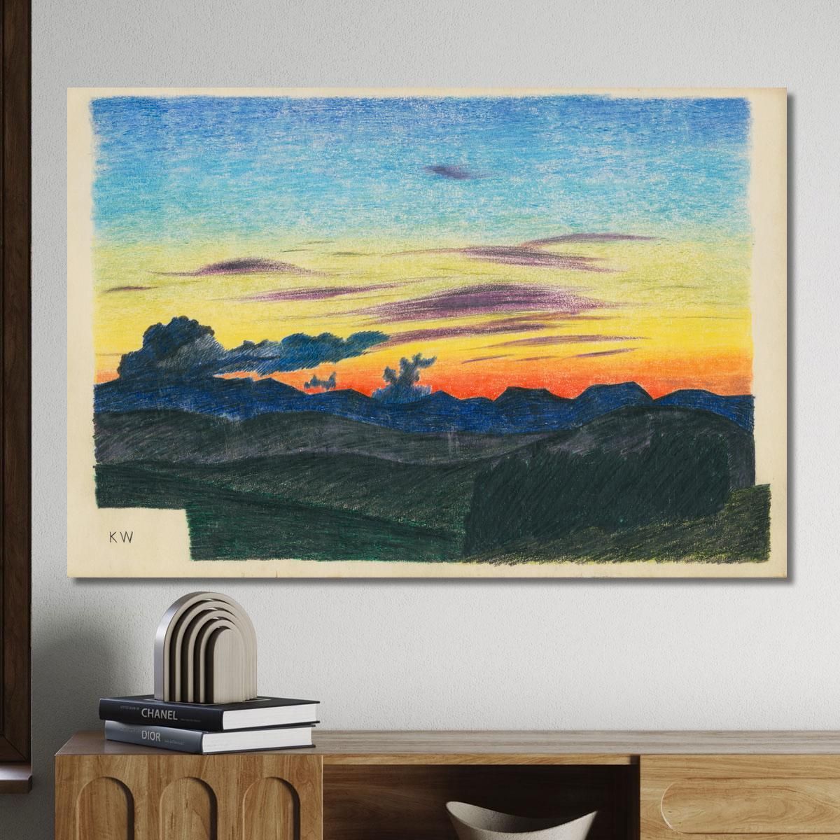 Nature Study Xliv Karl Wiener kwn394 canvas print 