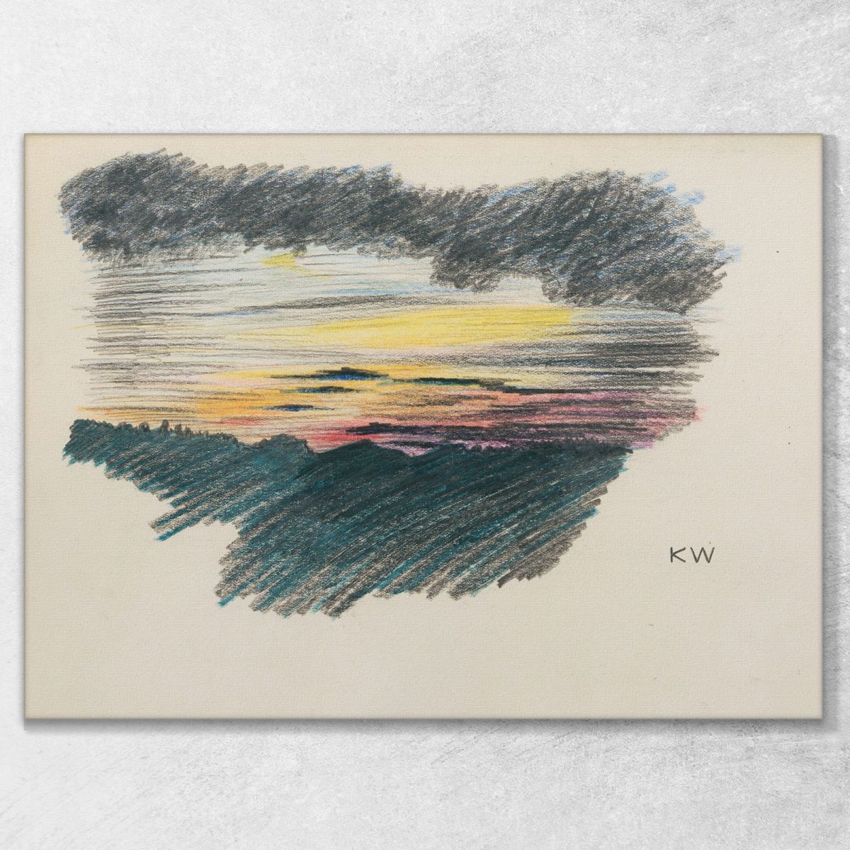 Nature Study Xlvi Karl Wiener kwn397 canvas print 