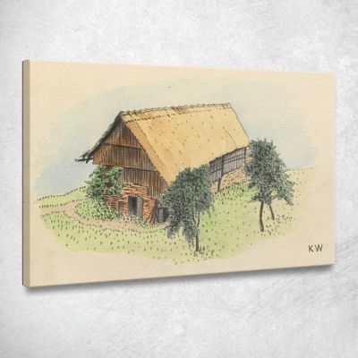 Untitled Farmhouse Karl Wiener kwn484 canvas print 