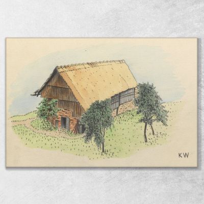 Untitled Farmhouse Karl Wiener kwn484 canvas print 