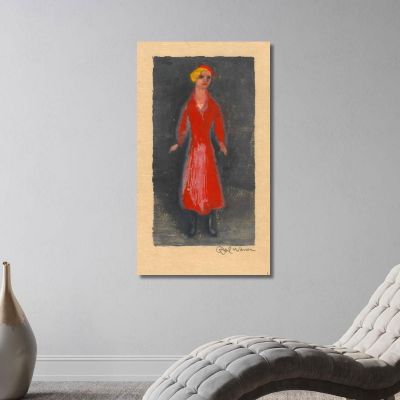 Untitled Female Figure 3 Karl Wiener kwn518 canvas print 