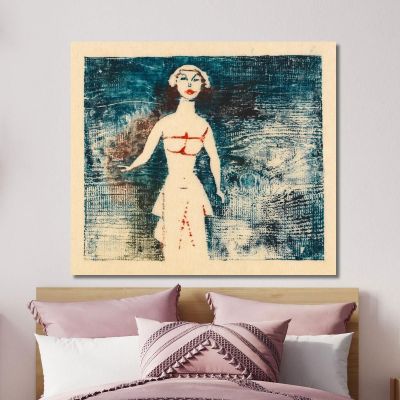 Untitled Female Figure 4 Karl Wiener kwn519 canvas print 