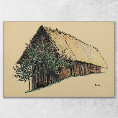 Untitled Wooden Barn Karl Wiener kwn532 canvas print 