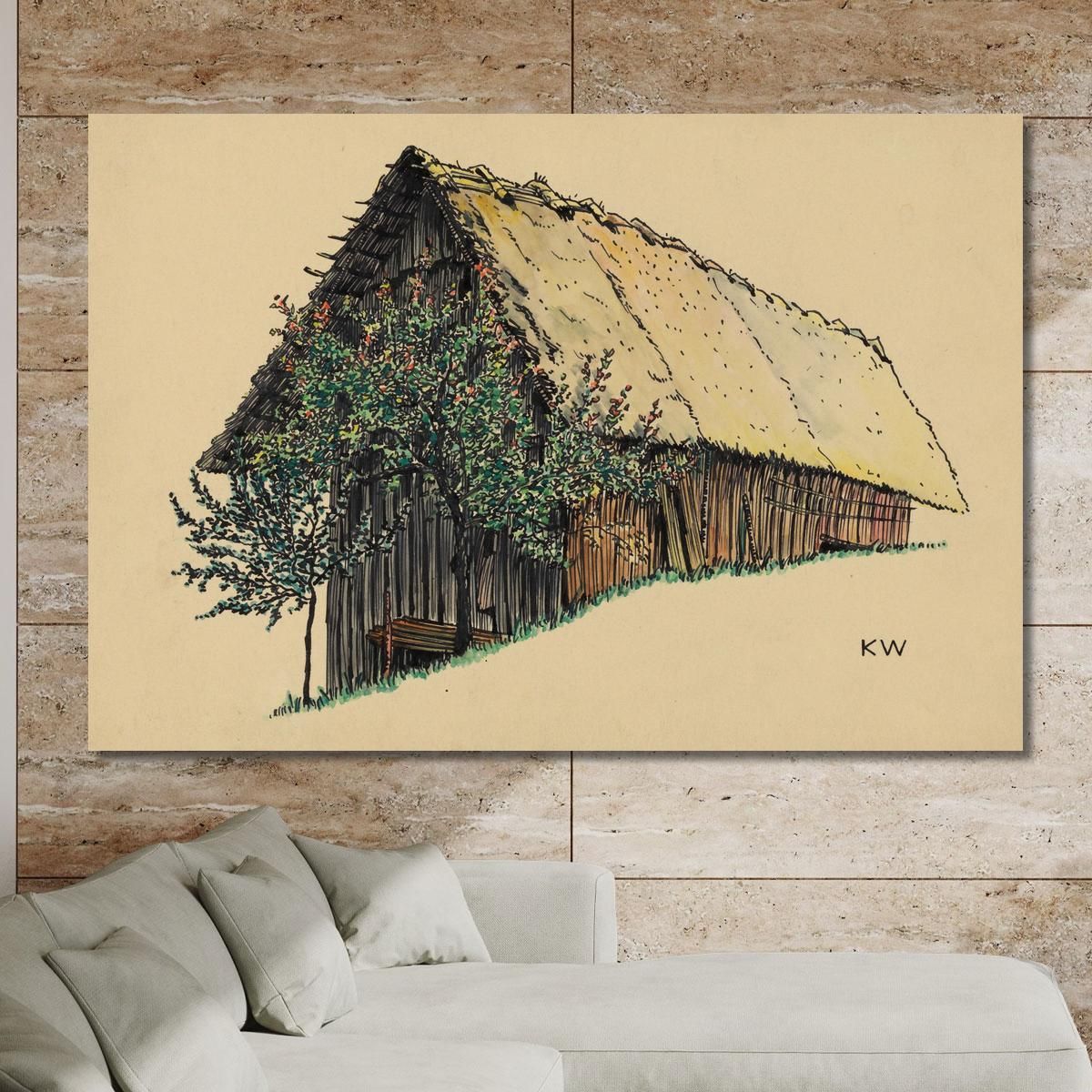 Untitled Wooden Barn Karl Wiener kwn532 canvas print 