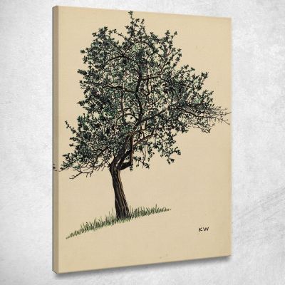 Untitled Deciduous Tree Karl Wiener kwn556 canvas print 