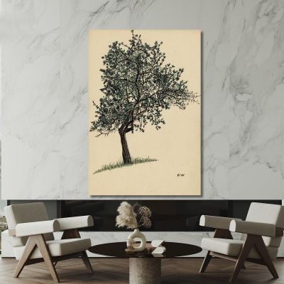 Untitled Deciduous Tree Karl Wiener kwn556 canvas print 