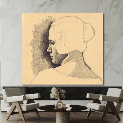 Portrait Iii Karl Wiener kwn634 canvas print 