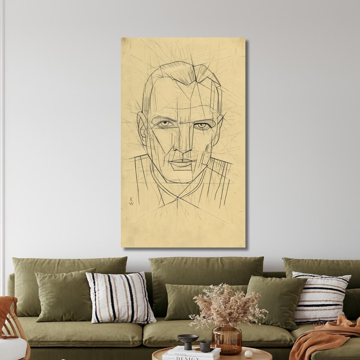 Portrait Karl Wiener kwn635 canvas print 