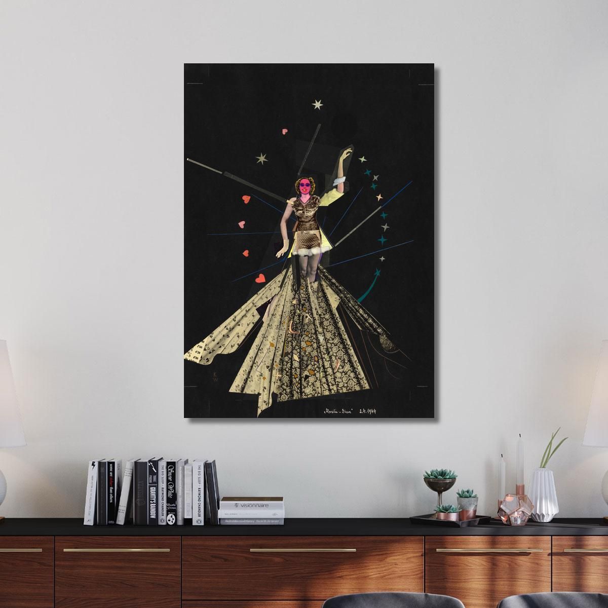 Revue Diva Karl Wiener kwn640 canvas print 