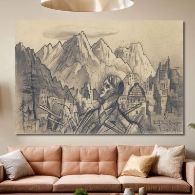 Call Of The Mountains Karl Wiener kwn642 canvas print 